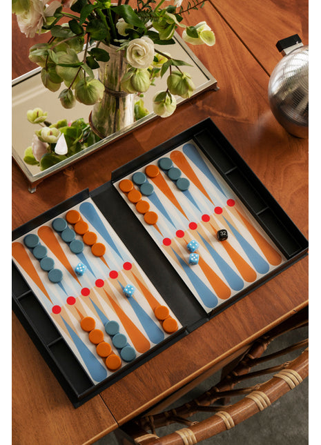 Printworks Spel Art of Backgammon Antraciet - PW00757