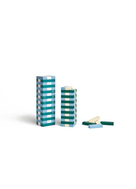Printworks Spel Play - Tumbling Tower - Groen/Blauw PW00758