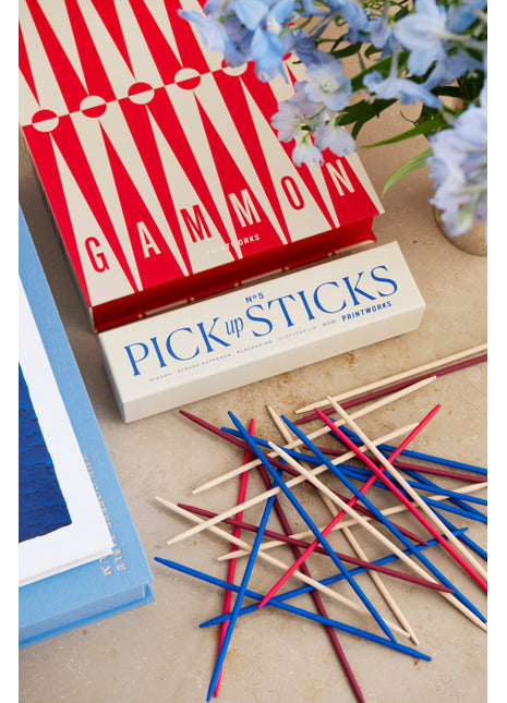 Printworks Spel Classic - Pick Up Sticks - Blauw
