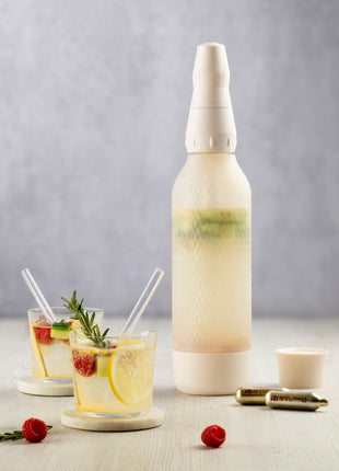 iSi Twist‘n Sparkle Virtuoso Starter Set - 0.95Ltr - Ivory