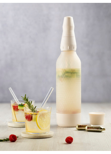 iSi Twist‘n Sparkle Virtuoso Starter Set - 0.95Ltr - Ivory