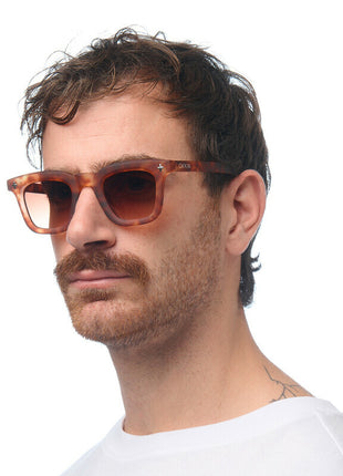 OK068B3H-BR Okkia Firenze unisex zonnebril Sahara Havana