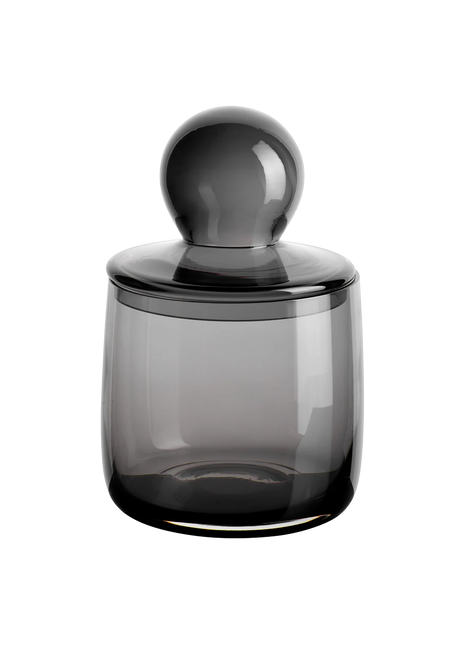 ASA Sarabi glazen pot met deksel grijs 1.4 liter