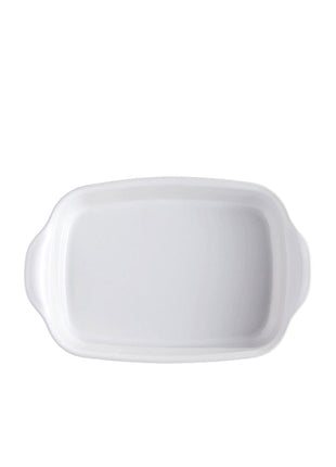 Emile Henry Schaal rechthoekig Farine wit 29x19 cm