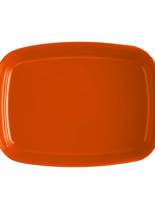 Emile Henry Schaal rechthoekig Toscane oranje 42x27 cm