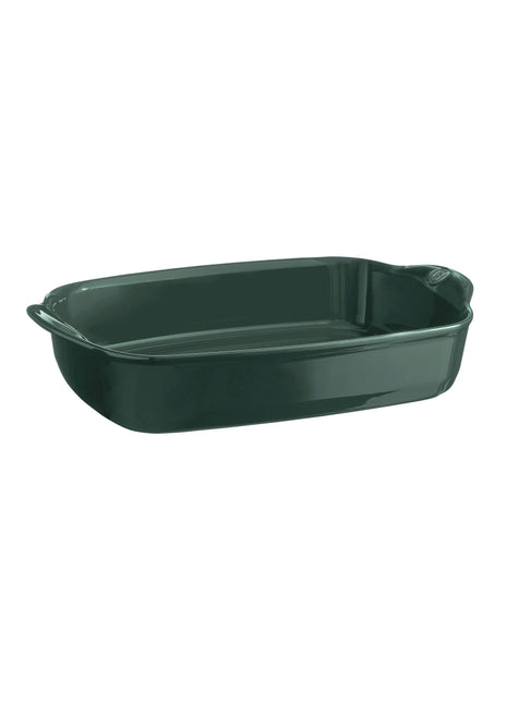 Emile Henry Schaal rechthoekig Cèdre groen 42x27 cm