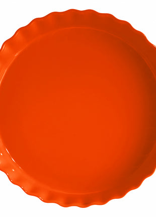 Emile Henry Taartvorm diep Toscane oranje Ø32 cm