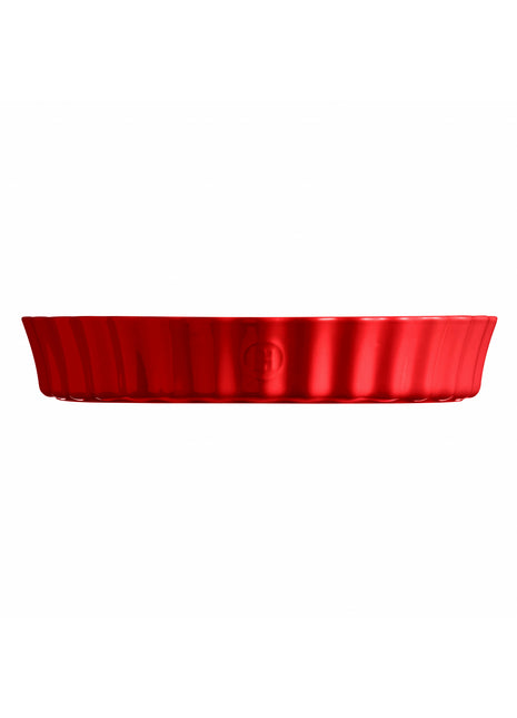 Emile Henry Taartvorm diep Grand Cru rood Ø32 cm
