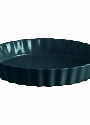 Emile Henry Taartvorm diep Belle-Ile blauw Ø32 cm