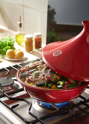 Emile Henry Tajine Grand Cru rood Ø32 cm