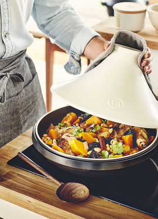 Emile Henry Tajine Delight Slate zwart Ø33.5 cm