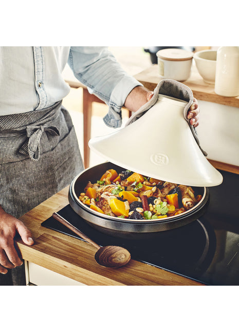 Emile Henry Tajine Delight Slate zwart Ø33.5 cm