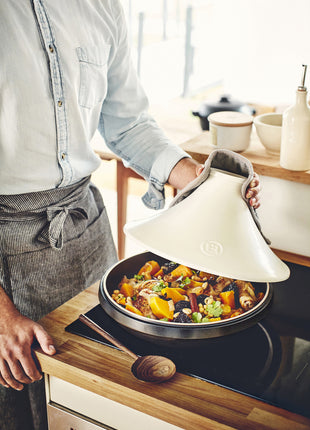 Emile Henry Tajine Delight Slate zwart Ø33.5 cm