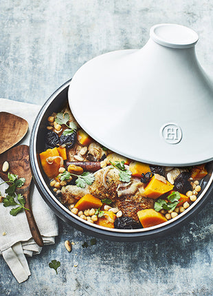 Emile Henry Tajine Delight Slate zwart Ø33.5 cm
