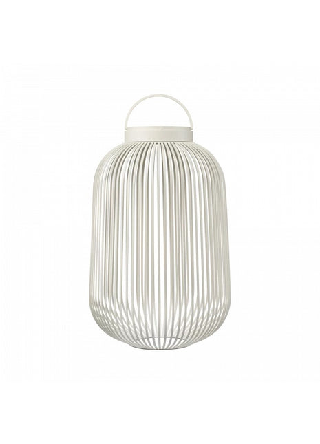 67055 Blomus Lito LED lamp / lantaarn H. 49cm - zijdegrijs