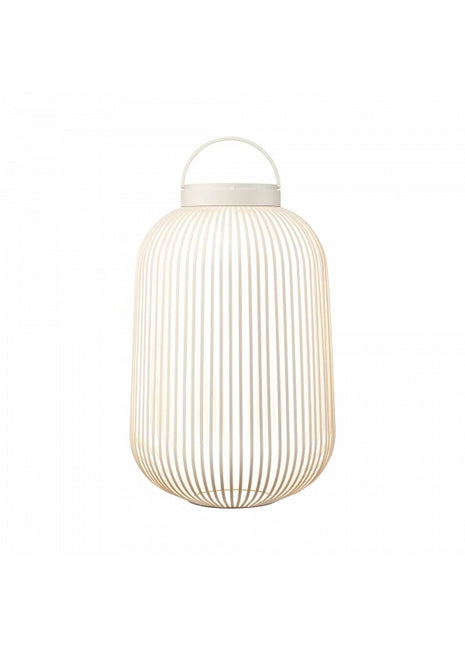 67055 Blomus Lito LED lamp / lantaarn H. 49cm - zijdegrijs