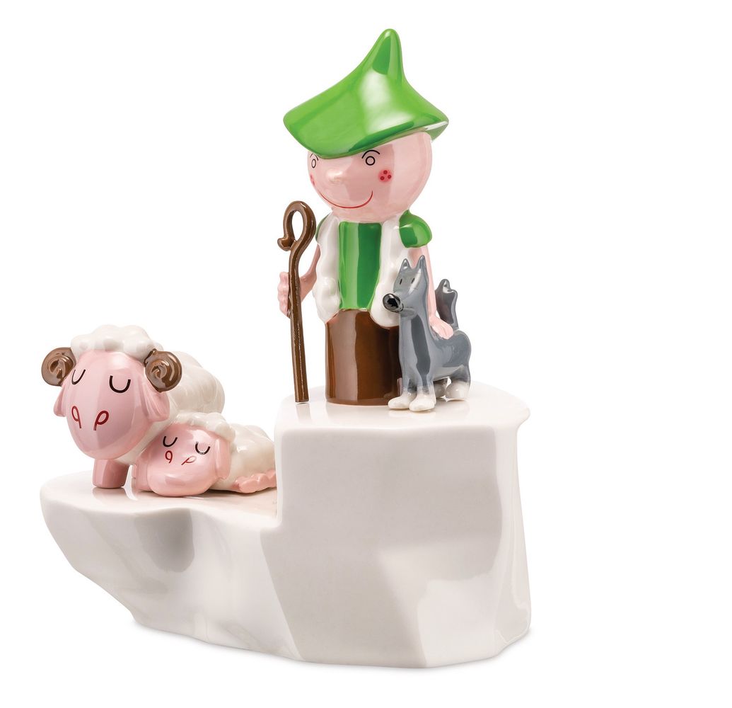 Alessi Presepe Kerststal Porselein Compleet - Marlie & Felice Alessi Presepe Kerststal Porselein Compleet - Marlie & Felice