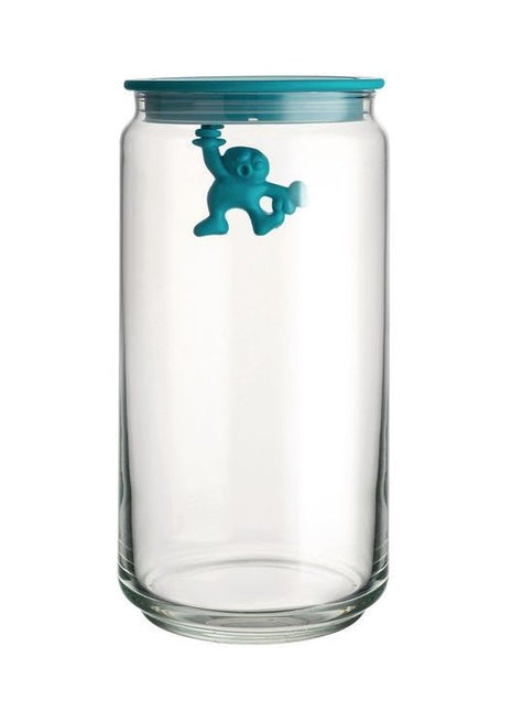 Alessi Gianni glazen voorraadpot blauw 140CL 20.5cm