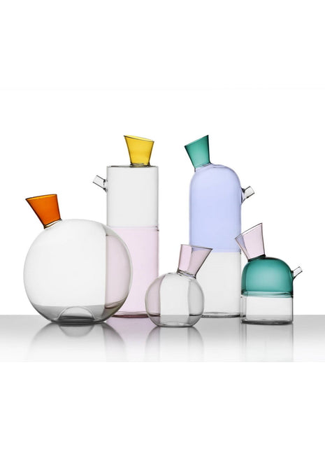 09352038 Ichendorf Travasi oliefles met dop amber / roze