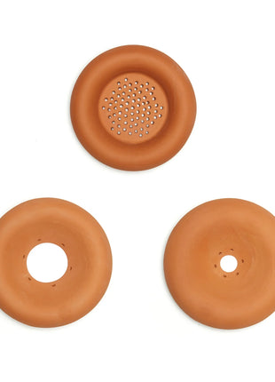 CD535 Kikkerland terracotta kweekschaaltje - set 3 stuks