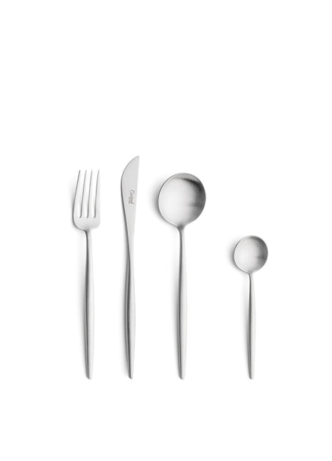 Cutipol Moon dessertlepel RVS mat geborsteld