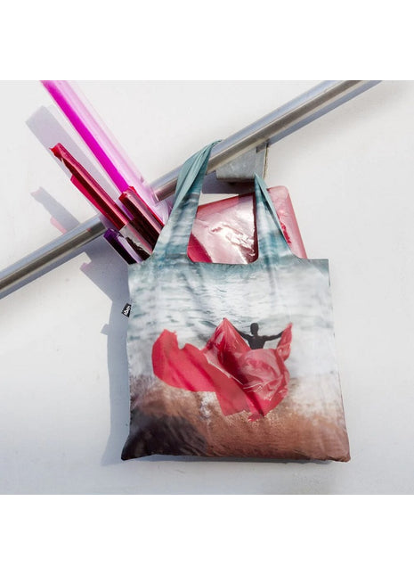 LOQI vouwtas - opvouwbare tas  / shopper Museum - Midnight Crossroads