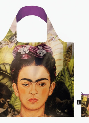 LOQI vouwtas - opvouwbare tas  / shopper Museum - Frida Kahlo