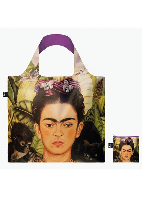 LOQI vouwtas - opvouwbare tas  / shopper Museum - Frida Kahlo