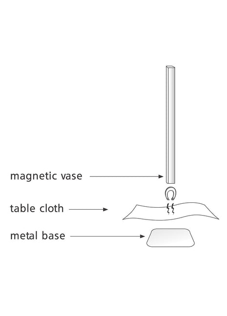 PE543 Peleg Design Magnetische Vaasjes set - zilver