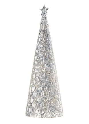 Sompex Glamor Kerstboom LED zilver H44cm - 72214