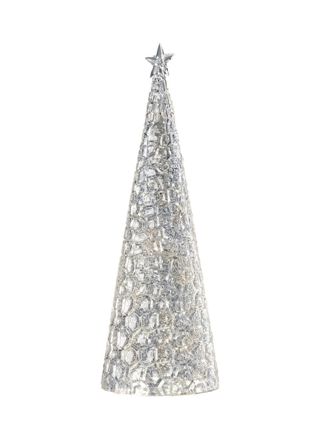 Sompex Glamor Kerstboom LED zilver H44cm - 72214