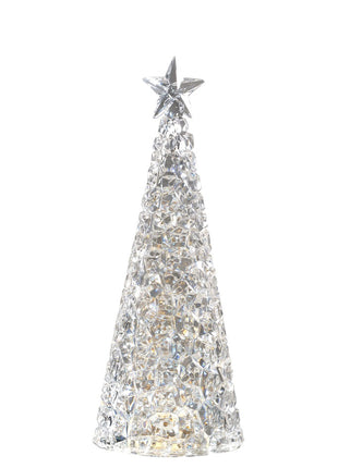 Sompex Glamor Kerstboom LED zilver H33cm - 72415