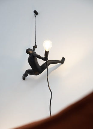 Werkwaardig Climber lamp / muurlamp - zwart