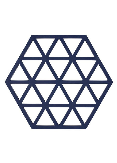 36558 Zone Denmark Triangles pannenonderzetter blauw midnight
