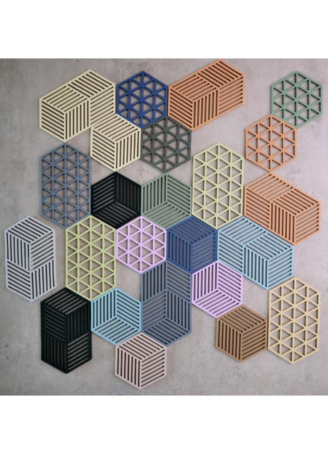 Zone Denmark Triangles pannenonderzetter rozemarijn