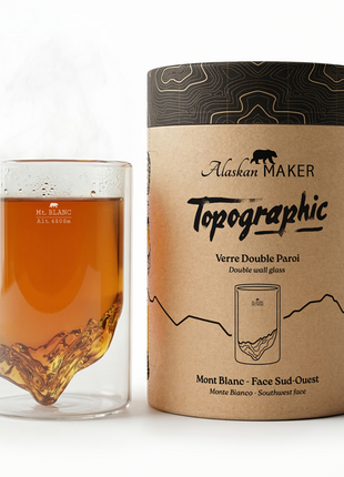 TOPO-DP-B  Alaskan Maker dubbewandig glas Mont Blanc