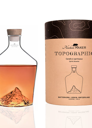 Alaskan Maker Spirit decanter karaf met dop Matterhorn