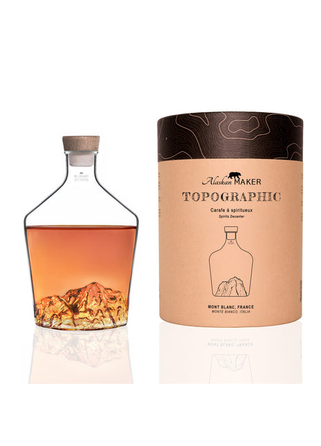 Alaskan Maker Spirit decanter karaf met dop Mont Blanc