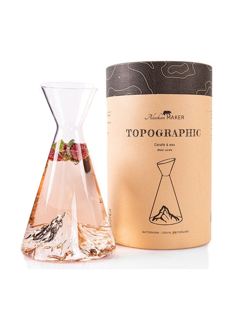 Alaskan Maker water karaf wijn /water bergen Matterhorn