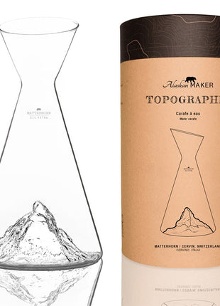 Alaskan Maker water karaf wijn bergen Matterhorn bergen