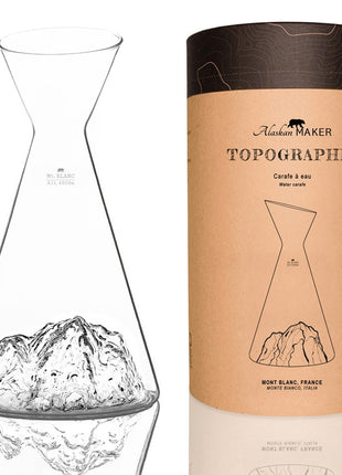 Alaskan Maker water karaf wijn bergen Mont Blanc bergen