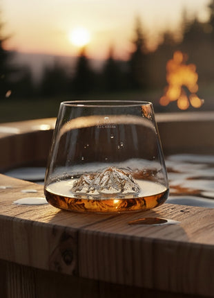 Alaskan Maker whiskyglas Everest & Mont Blanc set 2 stuks