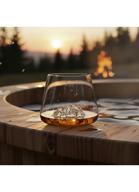 Alaskan Maker whiskyglas Everest & Mont Blanc set 2 stuks