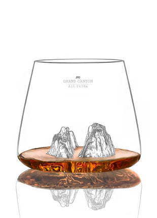 Alaskan Maker whiskyglas Canyon & Matterhorn set 2 stuks