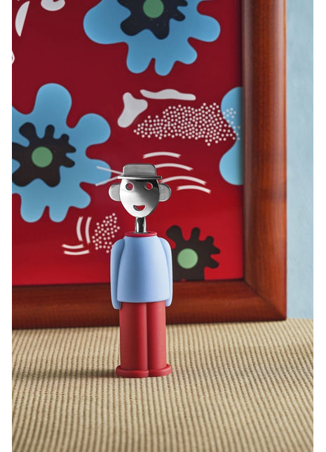 AM23 LAZR Alessi Alessandro M. kurkentrekker geel / lichtblauw