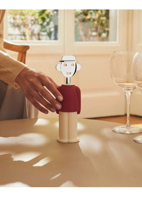 AM23 R Alessi Alessandro kurkentrekker rood / wit