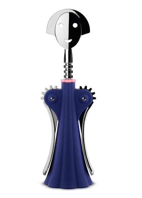 AAM01 DAZ Alessi Anna G kurkentrekker RVS / kunststof donkerblauw