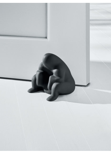 Alessi Dédé deurstop zwart van Philippe Starck - PS18 B