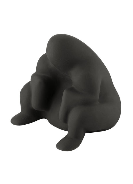 Alessi Dédé deurstop zwart van Philippe Starck - PS18 B
