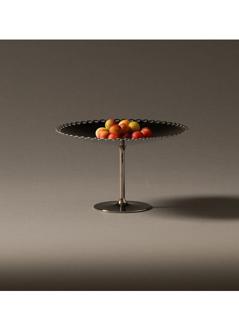 IM06 Alessi Edges cake stand / taartplateau RVS